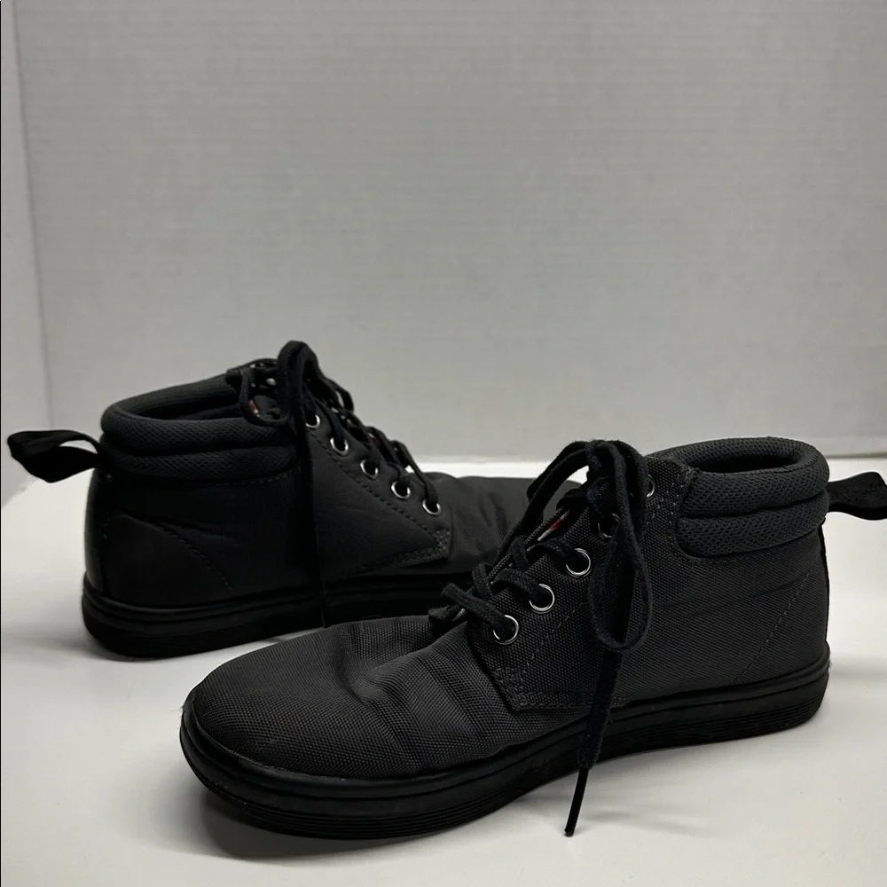 Doc Marten Belmont Chukka Boot Canvas Lace Up Low Top Boots Sneakers Gray Size 5